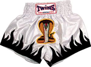 Twins Thai Style Trunks Cobra W/Flames